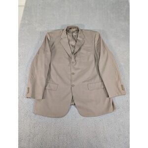 Pronto Mondo Blazer Mens‎ Large Wool Blend Hand Tailored Italy Sport Coat Jacket